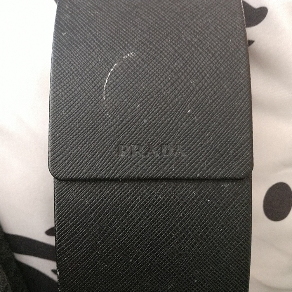 Prada sunglasses case Only